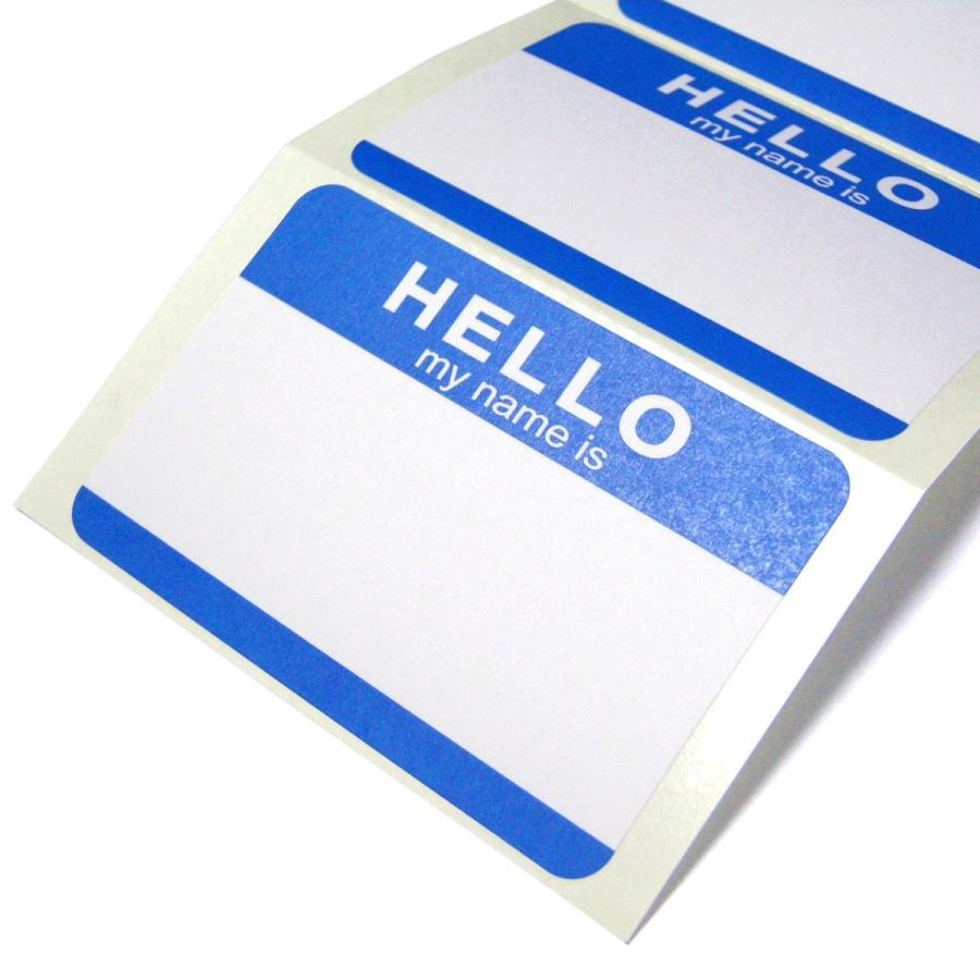 【7色70枚セット】FADEBOMB 7Color ''HELLO my name is'' Name Badge Label 名札ラベルシール｜fadebomb｜04