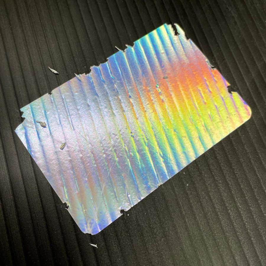 A4シート10枚】Plain hologram eggshell sticker A4サイズ ホログラム