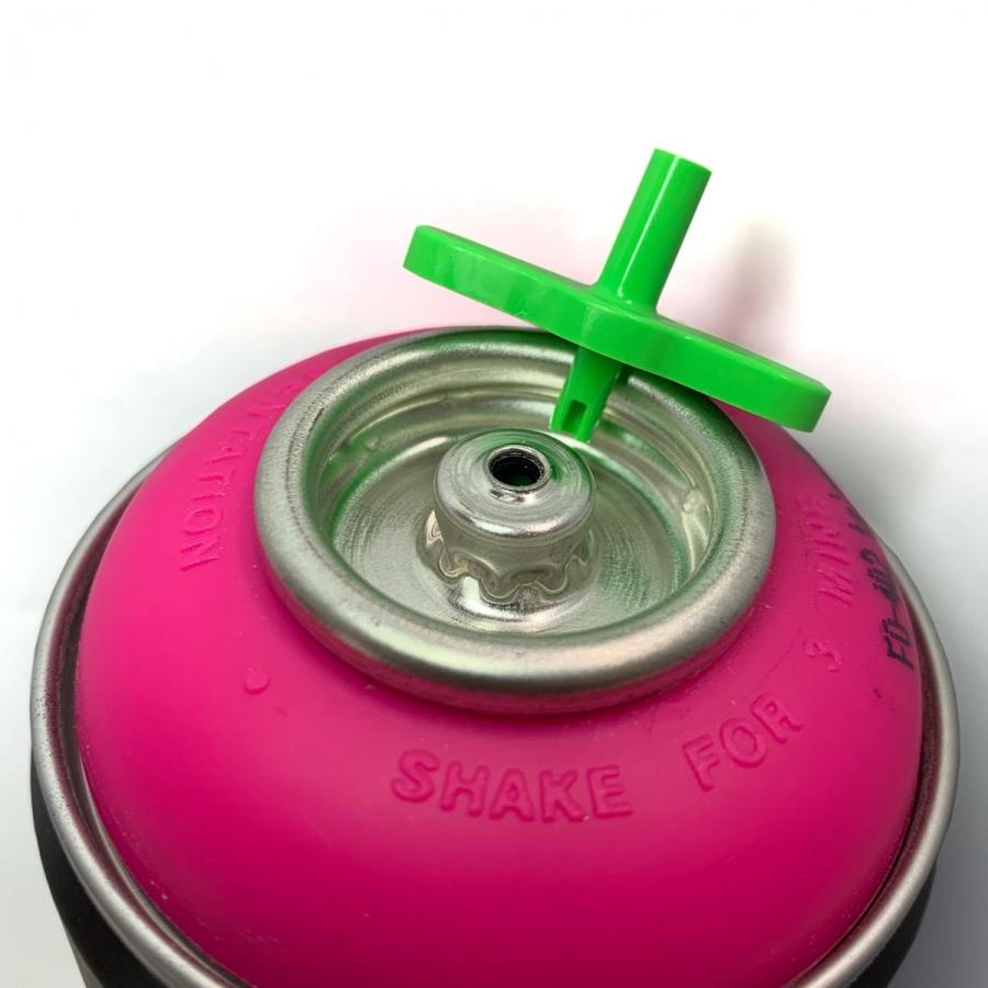 FADEBOMB Green male adapter 5個セット (海外スプレー缶ノズル変換