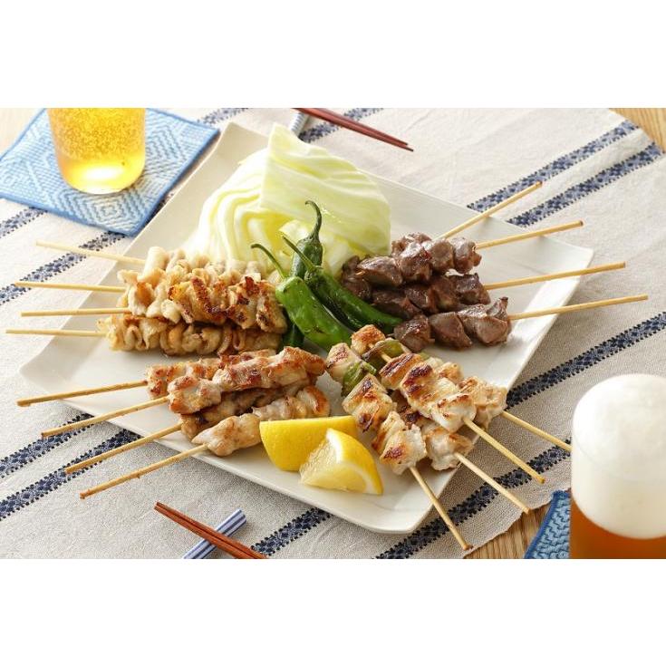 やきとりテクニック 美品 博多華味鳥 焼き鳥セット（もも串、皮串、とりトロ串、つくね串