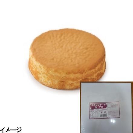 ケーキ スポンジケーキ 冷凍 スポンジ 白7号ホール 直径約21cm 高さ約