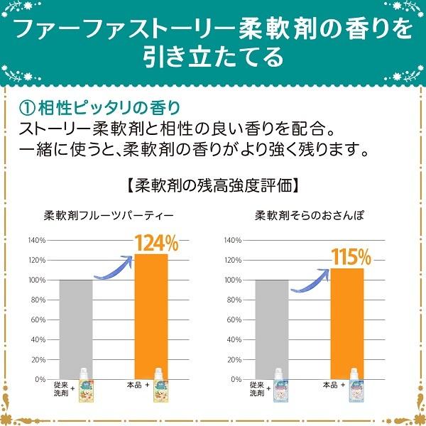 洗剤 ファーファ ストーリー 液体 洗剤 あわあわウォッシュ　本体　450g　なくなり次第販売終了｜fafa-online｜06