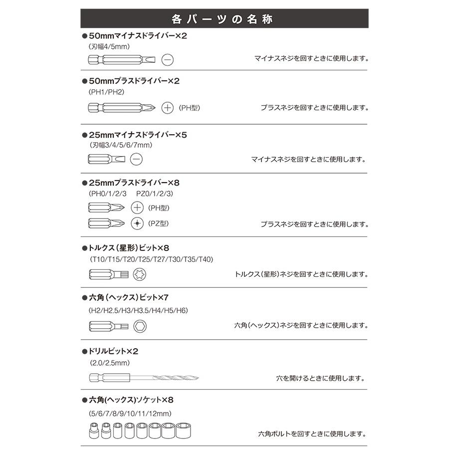 電動ドリル 小型 ドリルドライバー コードレスドリル 充電式 電動ドライバーセット 46p コードレス DIY 組み立て トルク調整 LED照明 電動穴あけ 送料無料 |  | 06