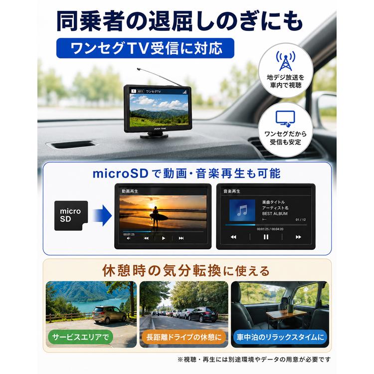 カーナビ 7インチ ワンセグ ドライブレコーダー 一体型 ポータブルナビ