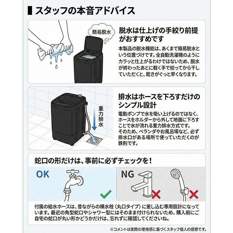 靴洗い 小型洗濯機 1.2kg ブラシ付き 一人暮らし 分け洗い 簡易脱水 タイマー15分 防水IPX4 1.5mコード RM-225TE |  | 05