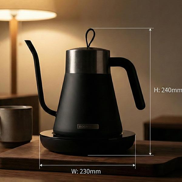 電気ケトル 0.75L ケトル 電気ポット  細口ノズル ドリップケトル グースネック ハンドドリップ デジタル表示 自動保温1時間 空焚き防止 RM-238TE |  | 13