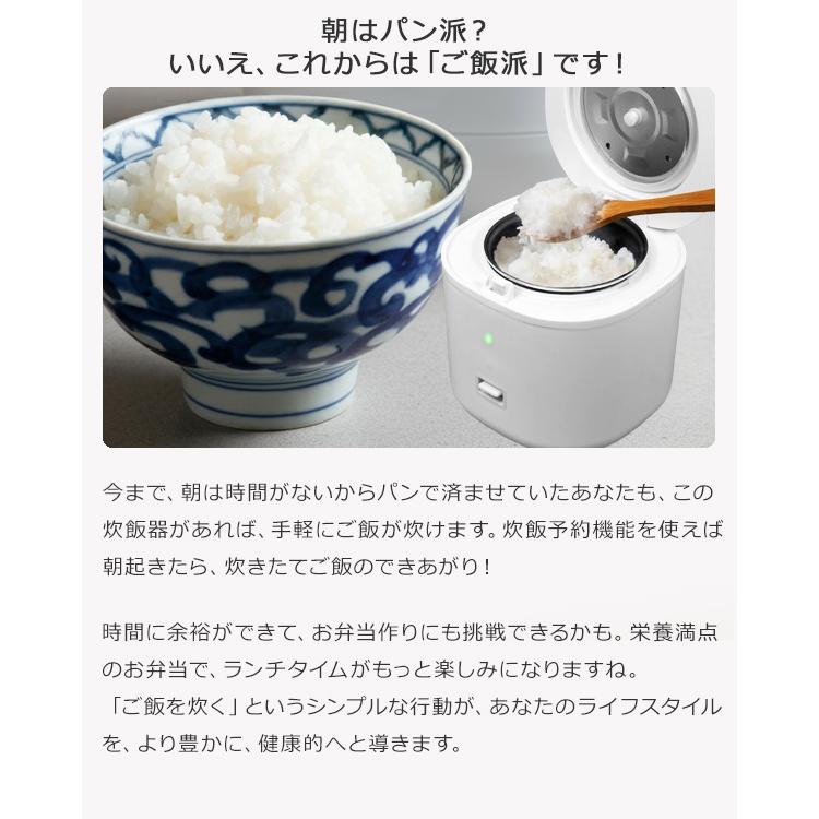 炊飯器 2合 小型炊飯器 一人暮らし 小家族向け ミニ炊飯器 コンパクト 2合炊き お手入れ簡単 通常炊飯 保温 RM-219TE |  | 04