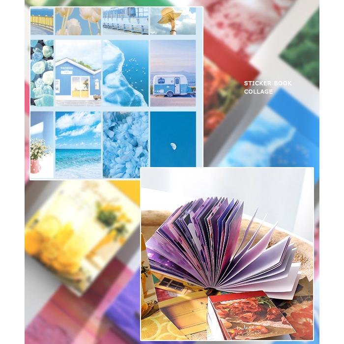 シールブック コラージュ 大人 シール ステッカー 海外 ステッカー