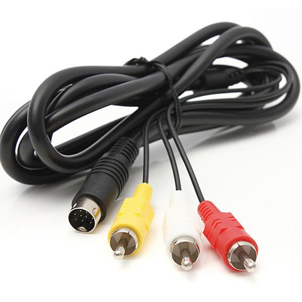 AVケーブル 1.8m 互換品 メガドライブ2 MD2 セガサターン AV ケーブル 電源 テレビ ステレオAVケーブル ゲーム |  | 04