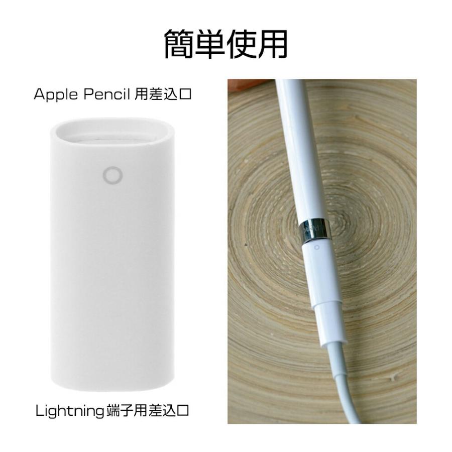 Apple Pencil 2本SET 充電 変換アダプタ アップルペンシル 変換