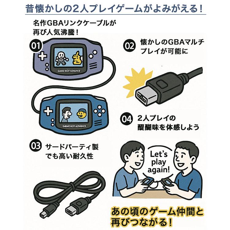 ゲームボーイアドバンス 通信ケーブル ゲームボーイ アドバンス