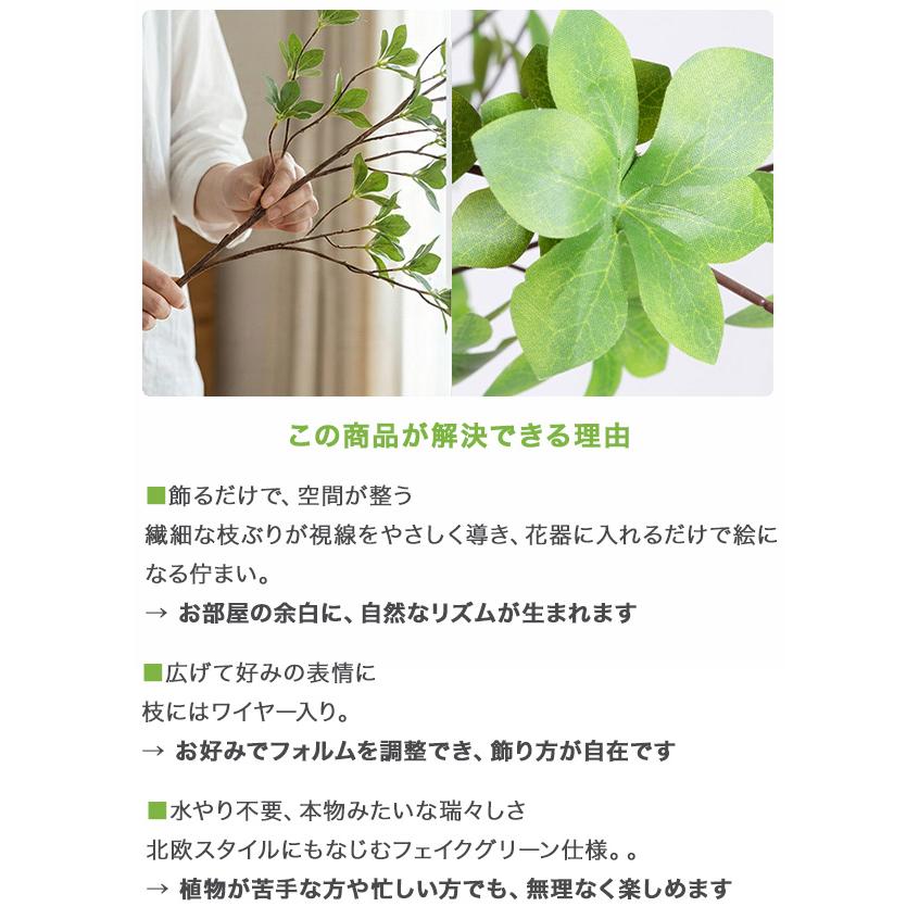 ドウダンツツジ 3本セット 観葉植物 フェイクグリーン インテリア 花材 グリーン 単品花材 造花 水やり不要 人工 アレンジ 室内 屋外 人工観葉植物 アートフラワ |  | 04