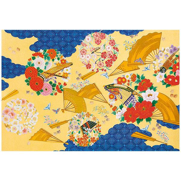 お手軽価格で贈りやすい クリスマス カード 和風 F35 66s 扇 花丸 グリーティングカード 多目的 メッセージカード 冬 福井朝日堂 京都 Chartidis Gr