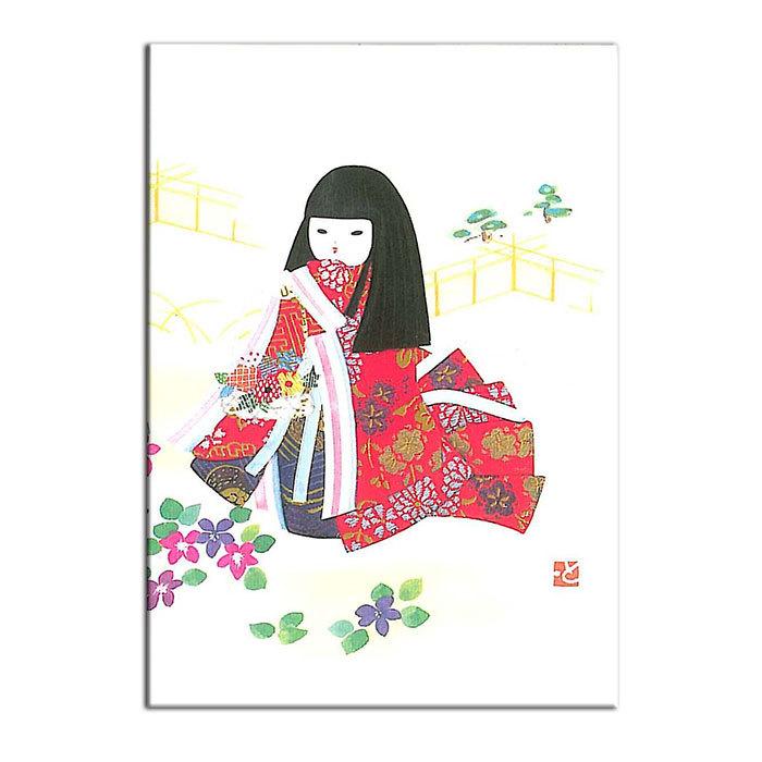 グリーティングカード 和風 クリスマスカード バースデーカード ウェディングカード わらべカード Fgw 16 童 姫 ポストカード 絵葉書 福井朝日堂 京都 Fgw 16 F A Greetings 通販 Yahoo ショッピング