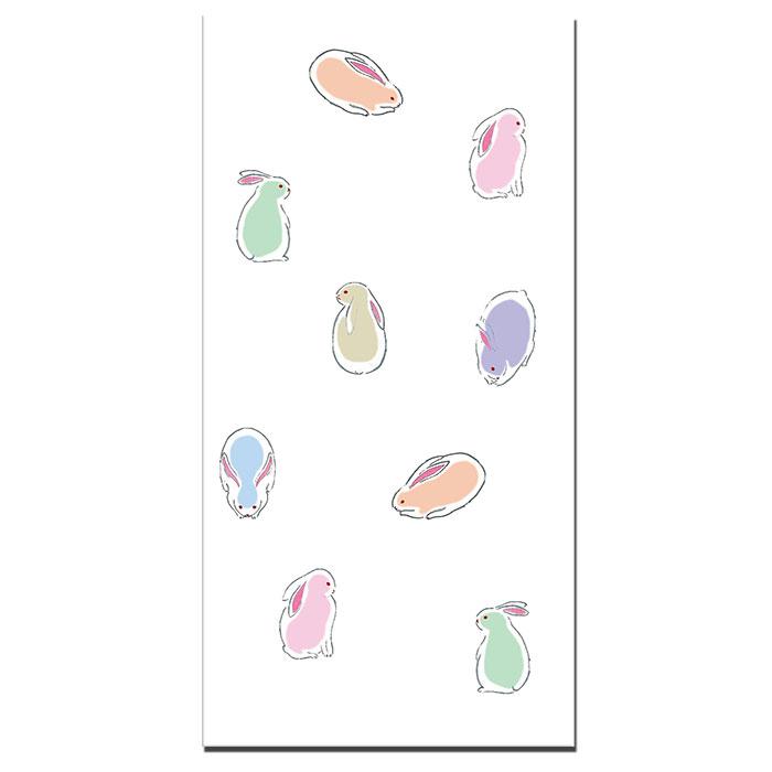 ポチ袋 お札 折らず 祝儀袋 兎 うさぎ お祝い 誕生日 年中 和紙 Fmb 1350l ３枚入り チケット 商品券 金封 熨斗袋 万円 和風 封筒 お車代 福井朝日堂 京都 Fmb 1350l F A Greetings 通販 Yahoo ショッピング