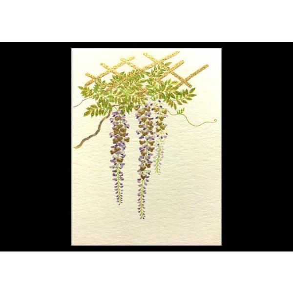 はがき 藤 春 和紙 葉書 和風 イラスト Fps 510藤 ふじ ３枚入り 挨拶状 御礼状 ハガキ 入学 新学期 新年度 転任 引っ越し 福井朝日堂 Fps 510 F A Greetings 通販 Yahoo ショッピング