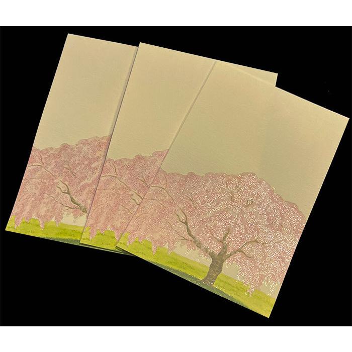 はがき 桜 春 和紙 葉書 和風 イラスト 花きらら Fps 725 桜 さくら ３枚入り 挨拶状 御礼状 ハガキ 入学 新学期 新年度 転任 引っ越し 福井朝日堂 Fps 725 F A Greetings 通販 Yahoo ショッピング