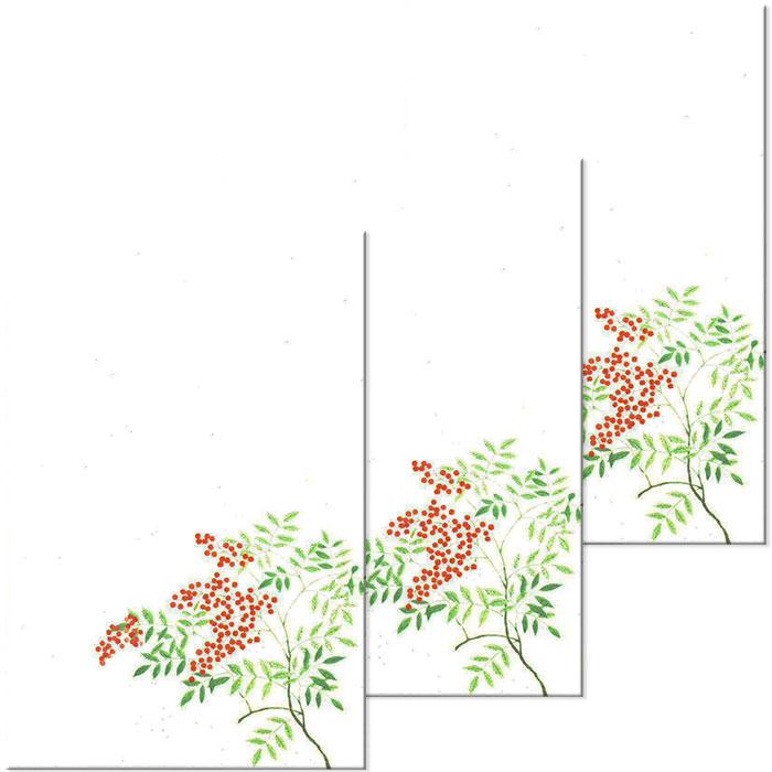 年賀 寒中見舞い ハガキ 和紙年賀状 和風 寿ぎ Fps 803 南天 なんてん ３枚入り 定型文なし 冬 イラスト ポストカード 無料 絵葉書 年賀 返礼 福井朝日堂 Fps 803 F A Greetings 通販 Yahoo ショッピング