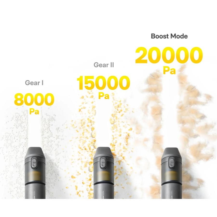 HOTO 4WAY 小型エアクリーナー Pro ハンディ掃除機 コードレス 車用 吹き飛ぶ 吸い込む 空気入れ 空気抜き バキューム ブロー 強力吸引力 Type-C充電 車内清掃 |  | 09
