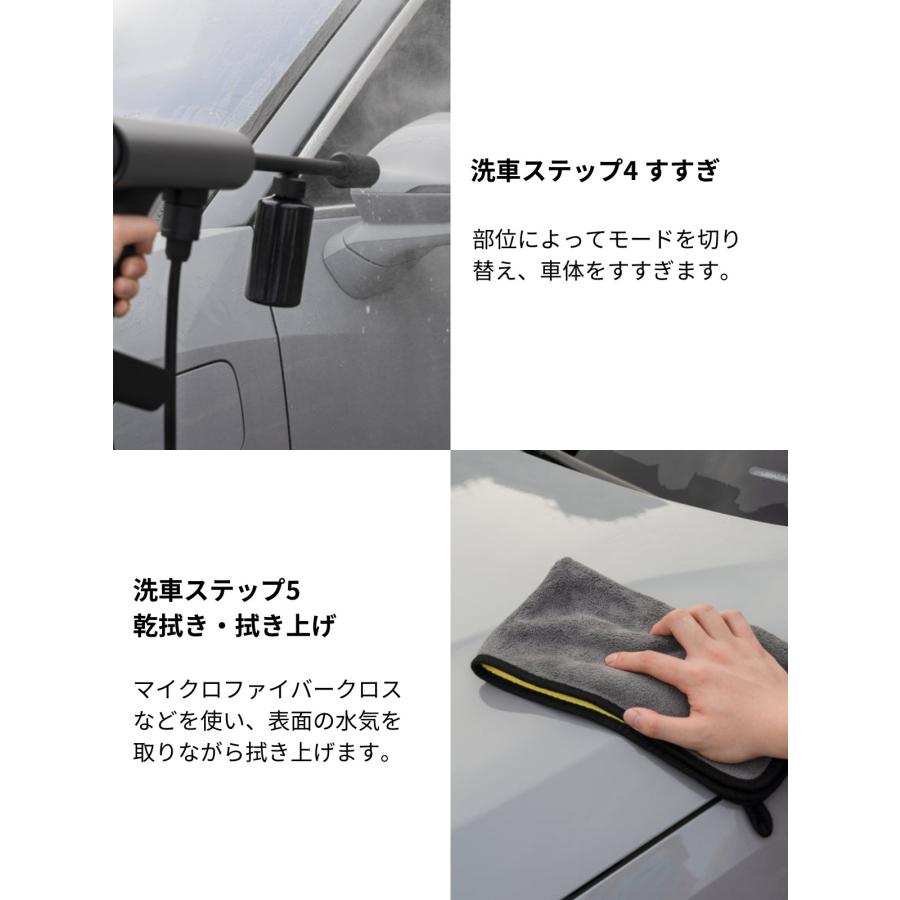 HOTO 高圧洗浄機 圧力洗浄機 強力な洗浄力 5つのモード 泡噴射モード