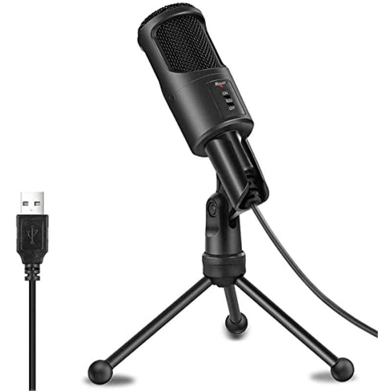 Satohom Usbマイク 卓上マイク 三脚マイクスタンド付き コンデンサーマイク マイク ダイナミックマイク ボーカルマイク カラオケマ Faice Store 通販 Yahoo ショッピング