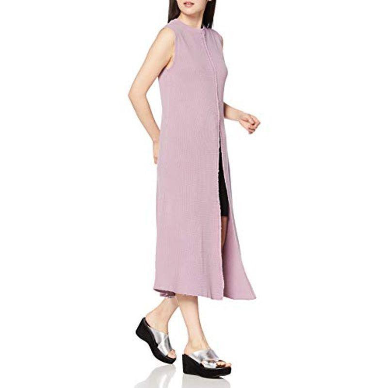 時間指定可 アングリッド ワンピース Caスリットワッフルワンピース レディース パープル 日本 F Free ワンピース 日本 Storeのアングリッド サイズ Faice Store 仕入値引
