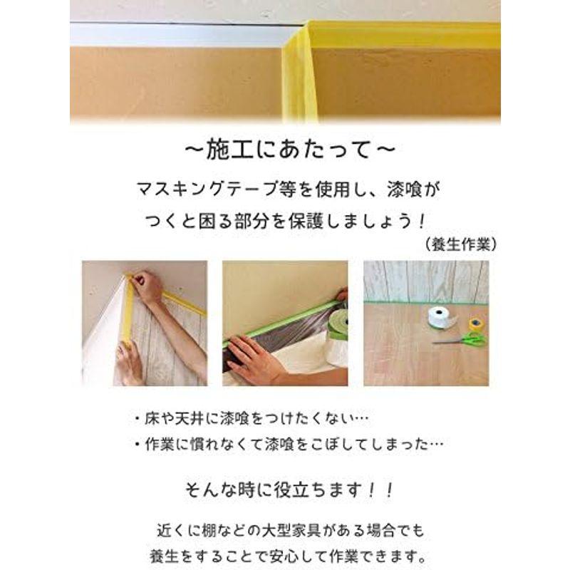 Vegetawall　塗り壁はじめてセット　漆喰16kg　塗り壁道具7点　ホワイトアスパラ