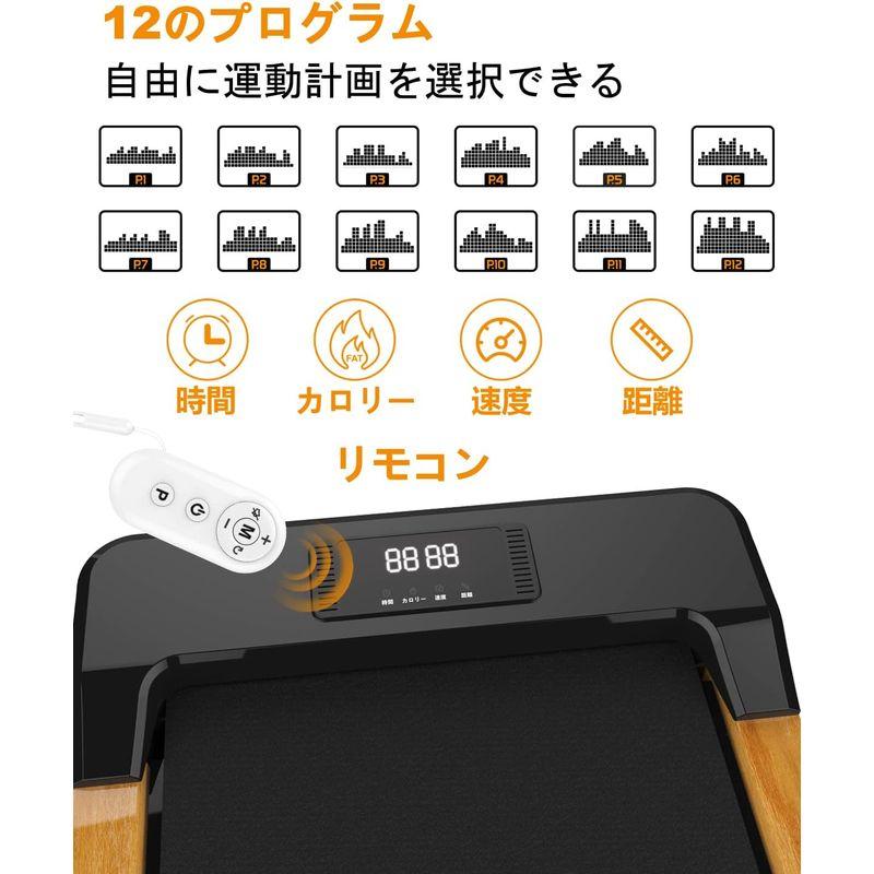 海外品 フィットネス機器 Maksone 電動ルームランナー ランニングマシン 家庭用 組み立て不要 コンパクトウォーキングマシン 薄型 軽量 【8309334234】(29222円)