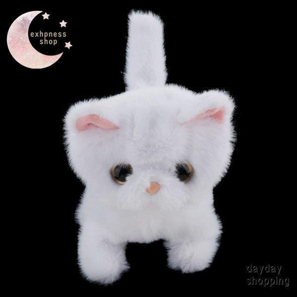 猫 動くおもちゃ 電動ロボット 動くぬいぐるみ 歩く 鳴く