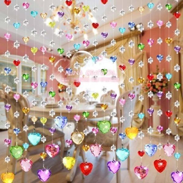 ビーズのれん  キラキラビーズ Amazon｜PROKTH ビーズカーテン のれん キラキラ 目隠し 透明