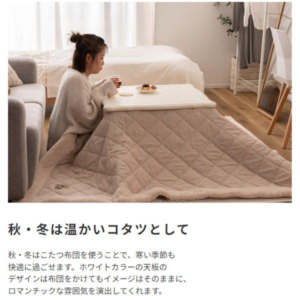 猫脚 こたつテーブル 正方形 幅80cm アンティークリビング テーブル