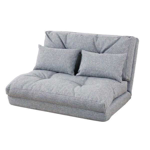 3WAY ソファ 14段階 リクライニング 機能 フロアソファ 折り畳み