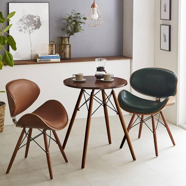 デザイン チェア スタイリッシュ ミッドセンチュリー 曲線 受付