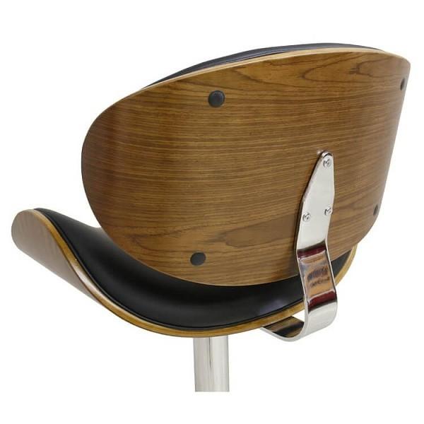 デザイン カウンターチェア スタイリッシュ ミッドセンチュリー 曲線