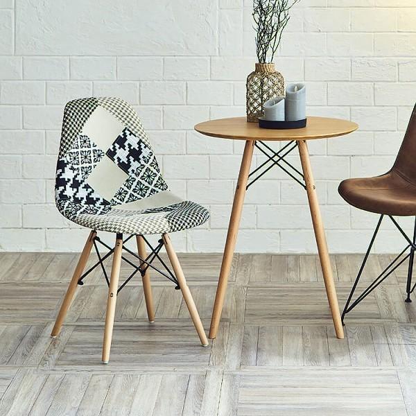 グリーン ホワイト 曲線デザイン チェア デザインチェア ダイニング 椅子 白 ホワイト おしゃれ 北欧