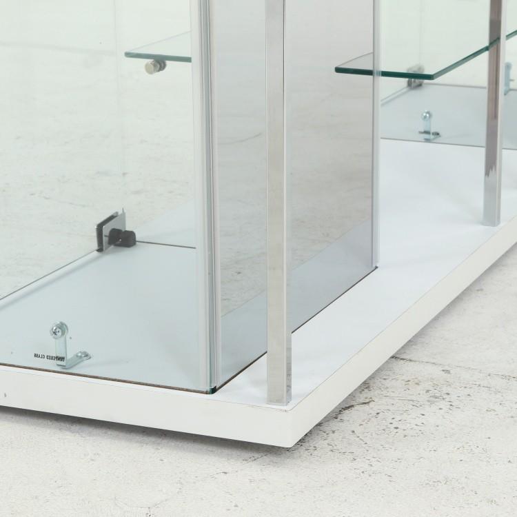 ガラス コレクション TVボード 幅110cm テレビ台 ディスプレイ 強化