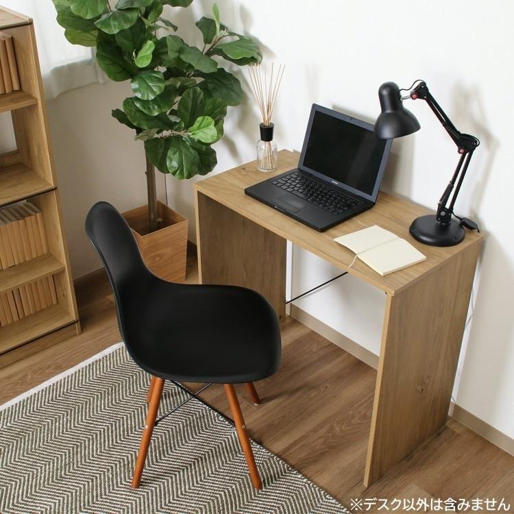 シンプル デスク 幅80cm 平机 工具不要 簡単組立 コンパクト