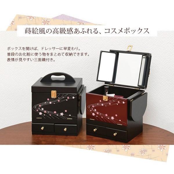 アンティーク レトロの極み TOKUSIMA SIMIZU 鏡台 お針箱付 懐かしい昭和レトロ商品☆コスメボックス 三面鏡 化粧箱