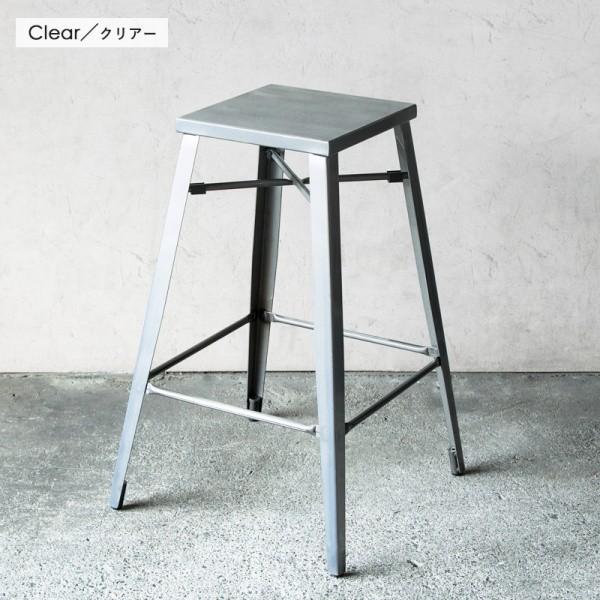 カウンター ハイチェア 2脚セット アイアン チェア バーチェア ハイ