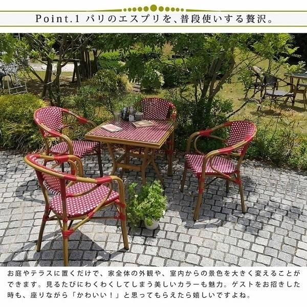 ⭐️永久　高級ステンレス　テーブル　モダン　輸入　カフェ　バルコニー　ベランダ スクエアテーブル 3点セット 北欧 カフェ風 テラス テーブル