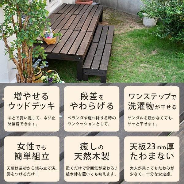 ウッドデッキ ニューガーデンデッキ ダーク(DE20261)｜ウッドデッキの通販