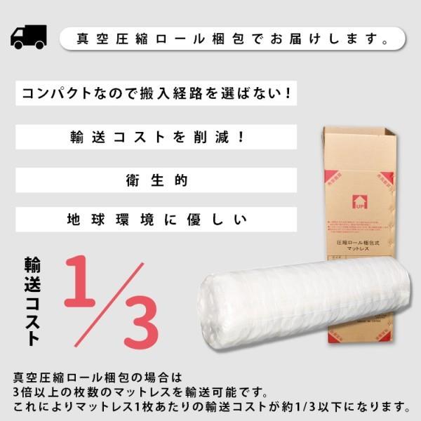 セミシングル ポケットコイル マットレス 単品 80cm リバーシブル