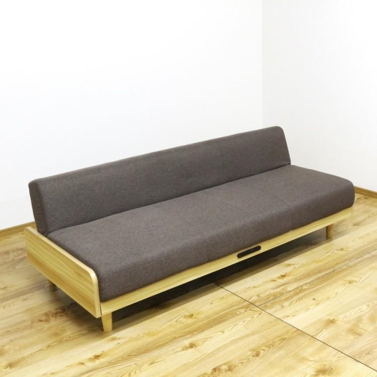 2wayシングルベッド★ソファにも 2WAY ソファベッド ショート セミシングル ベッド ソファ クッション2