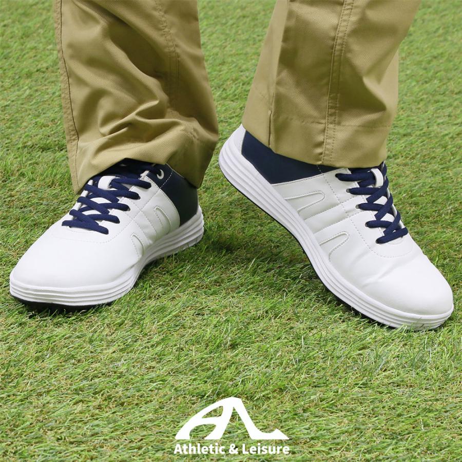 AL ゴルフシューズ レディース メンズ スパイクレス シューズ 耐滑