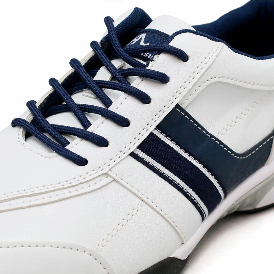 AL スパイクレス ゴルフシューズ 防水 耐滑 ウォーキングシューズ 紐靴 紳士 ゴルフ靴 カラー 3色 Athletic & Leisure