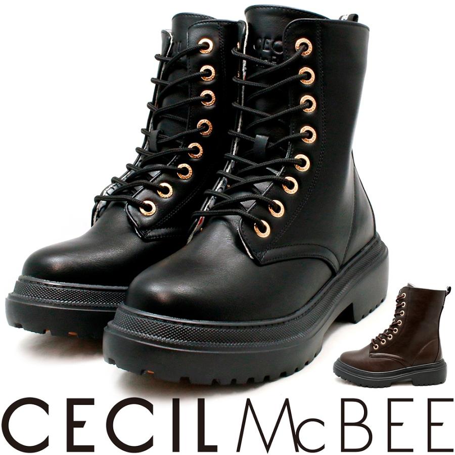 【気分屋さん専用】 美品6 インチプレミアムブーツ　26cm CECIL McBEE（セシルマクビー） レディース ブーツ 8ホール ボリューム
