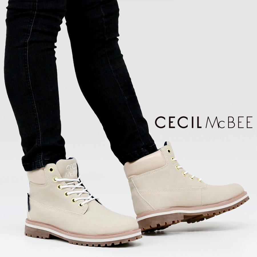 セシルマクビー レディース ブーツ ショート ワークブーツ 防水 軽量 女性靴 3色 CECIL MCBEE cml500｜fairstone｜20