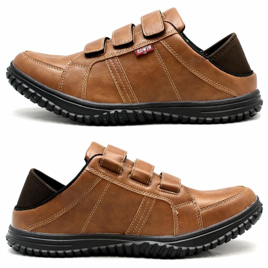 EDWIN（エドウィン） スニーカー 幅広 5E メンズ かかとが踏める