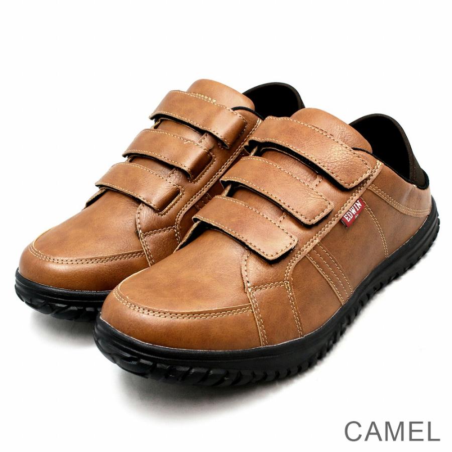 EDWIN（エドウィン） スニーカー 幅広 5E メンズ かかとが踏める