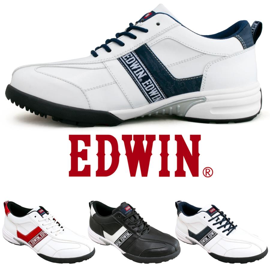 Edwin 靴 メンズ スパイクレスシューズ 軽量スニーカー 紳士靴 メンズ Ediwn Edm462 Edm462 守足雑貨ヤフー店 通販 Yahoo ショッピング